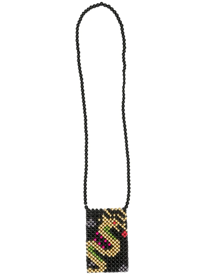 Ground Zero beaded shoulder bag
